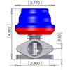 F38 38mm Wastegate 1.50" OD Inlet / Outlet Flange - image 2