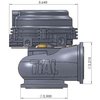 MV-R 44 mm Wastegate 1.875 in. OD Inlet Flange - image 2