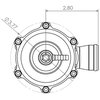 QR Series 50mm Blow-Off Valve 1.50" Recirculation Port Fitting - image 4