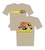 Paxton Retro Flamehead T-Shirt Tan Large - image 2