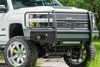 315VF6B Vaquero Non-Winch Front Bumper, Full Guard, Satin Black, 2015-2019 Chevy Silverado 2500 HD/3500 HD - image 3