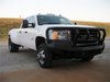 37402B Stealth Winch Front Bumper, Titan II Guard, Satin Black, 2008-2010 GMC Sierra 2500 HD/3500 HD - image 2