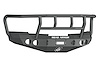 37702B Stealth Winch Front Bumper, Titan II Guard, Satin Black, 2008-2013 Chevy Silverado 1500 - image 1