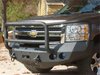 37705B Stealth Winch Front Bumper, Lonestar Guard, Satin Black, 2008-2013 Chevy Silverado 1500 - image 2