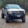 38204B Stealth Winch Front Bumper, Pre-Runner Guard, Satin Black, 2011-2014 Chevy Silverado 2500 HD/3500 HD - image 3