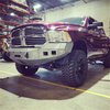 413F0B Stealth Winch Front Bumper, Steel, Satin Black, 2013-2018 Ram 1500 - image 3