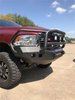 413F5B Stealth Winch Front Bumper, Lonestar Guard, Satin Black, 2013-2018 Ram 1500 - image 3