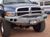 44034B Stealth Winch Front Bumper, Pre-Runner Guard, Satin Black, 2002-2005 Dodge Ram 1500 - image 3