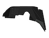 518LFFSB Stealth Fender Liner Body Armor, Front, Black Steel Fits Select Jeep Gladiator/Wrangler - image 1