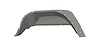 520LFR0Z Stealth Fender Liner Body Armor, Rear, Raw Stainless Steel Fits Select Jeep Gladiator - image 1