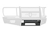 608V-NWP Vaquero Replacement Winch Mount Cover, Front, Satin Black, Fits Select Ford F-250/F-350/F-450 Super-Duty - image 1