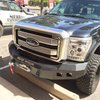 611R0B Stealth Winch Front Bumper, Satin Black, Square Fog Light Holes Fits Select Ford F-250/F-350 Super-Duty - image 3