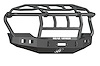 611R3B Stealth Winch Front Bumper, Intimidator Guard, Steel, Satin Black, Fits Select Ford F-250/F-350 Super-Duty - image 1