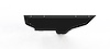 6213F1SPB Stealth Skid Plate, Mid Width, Steel, Satin Black