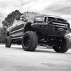66004B Stealth Winch Front Bumper, Pre-Runner Guard, Satin Black, Fits Select Ford Excursion/F-250/F-350/F-450 Super-Duty - image 2