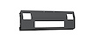 6992V-NWP Vaquero Non-Winch Plate, Front, Texture Black, Fits Select Ford F-250/F-350 Super-Duty - image 1