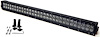 CREE LED Double Row Light Bar with Black Light Panel [30 in. Straight]
