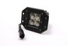CREE LED Flood Light with Chrome Light Panel [3 in. Cube, Flush Mounted, Black] - image 3