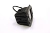 CREE LED Flood Light with Chrome Light Panel [3 in. Cube, Flush Mounted, Black] - image 4