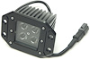 CREE LED Flood Light with Black Light Panel [3 in. Cube, Flush Mount, Black] - image 1