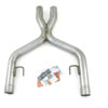 Aluminized X-Pipe Kit 2005-10 Mustang 4.6L 3V - image 1