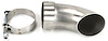 Electric Exhaust Cutout 2-1/4" Stainless Steel Turn Down - image 1