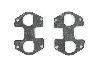 Doug"s Headers HG9694 Ford 4.6L-5.4L 3V SAP (same as port) Header Flange Gaskets - image 1