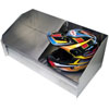 Double Bay Helmet/Uniform Shelf 25.25" W x 12" H x 15" D - image 3