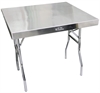 Square Aluminum Work Table 31" W x 31" H x 31" D - image 1