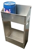4-Bay Stacked Fuel Can Storage Rack 24-1/4" W x 41" H x 11-3/4" D - image 1