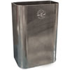 Aluminum Trash Bin 11.5" W x 16" H x 6.75" D - image 1