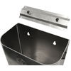 Aluminum Trash Bin 11.5" W x 16" H x 6.75" D - image 2