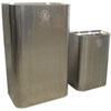 Aluminum Trash Bin 11.5" W x 16" H x 6.75" D - image 3