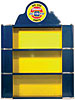33in Blue/Yellow Cabinet - image 1
