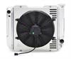 1-2-3 Series Radiator System, Universal GM Fitment, for Manual Transmissions, 17 in. Core Width - Natural Finish - image 1