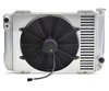 1-2-3 Series Radiator System, Universal GM Fitment, for Manual Transmissions, 26 in. Core Width - Natural Finish - image 2