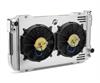 1-2-3 Series Radiator System, Universal GM LS Swap Fitment, for Manual Transmissions, 26 in. Core Width - Natural Finish - image 1