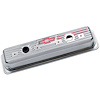 Stamped Steel Center Bolt Tall Valve Covers for 1987-Up Small Block Chevy in Chrome Finish - image 1