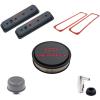 Die-Cast Aluminum Center Bolt Valve Cover Kit for 1987-Up Small Block Chevy in Black Crinkle Finish - image 1