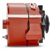 141-148 Slant-Edge Alternator with Raised Bowtie Emblem for Chevy Small Block, Big Block V8 Engines [Orange] - image 3