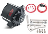 141-152 Slant Edge Alternator Kit for Small Block Engines [Black Crinkle Finish] - image 1