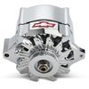 141-155 Slant-Edge Alternator with Red Recessed Bowtie Emblem for Chevy Small Block, Big Block V8 Engines - image 2