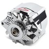 141-155 Slant-Edge Alternator with Red Recessed Bowtie Emblem for Chevy Small Block, Big Block V8 Engines - image 4