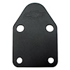 Bowtie Fuel Pump Block-Off Plate for Small Block Chevy in Black Crinkle - image 1
