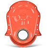 Steel Timing Chain Cover for 1965-1990 Big Block Chevy [Chevy Orange] - image 1