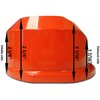 141-261 Die-Cast Slant-Edge Valve Covers for GM Gen III/IV LS Engines w/Raised Chevrolet Logo [Orange] - image 2