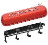 141-261 Die-Cast Slant-Edge Valve Cover Kit for GM Gen III/IV LS Engines w/Raised Chevrolet Logo [Orange] - image 1