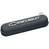 141-262 Die-Cast Slant-Edge Valve Covers for GM Gen III/IV LS Engines w/Raised Chevrolet Logo [Black Crinkle] - image 1