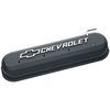 141-262 Die-Cast Slant-Edge Valve Covers for GM Gen III/IV LS Engines w/Raised Chevrolet Logo [Black Crinkle] - image 2
