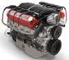 141-267 Die-Cast Slant-Edge Valve Covers for GM Gen III/IV LS Engines w/Raised Chevrolet Logo [Red] - image 2